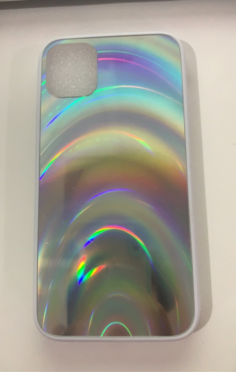 Coque de téléphone miroir arc-en-ciel