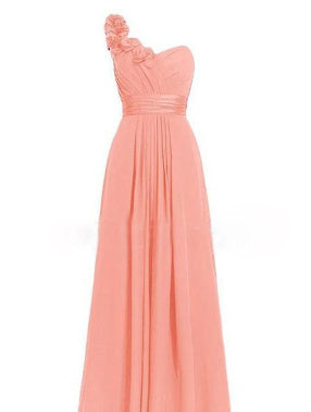 Multicolor Slanted Neck Maxi Dress