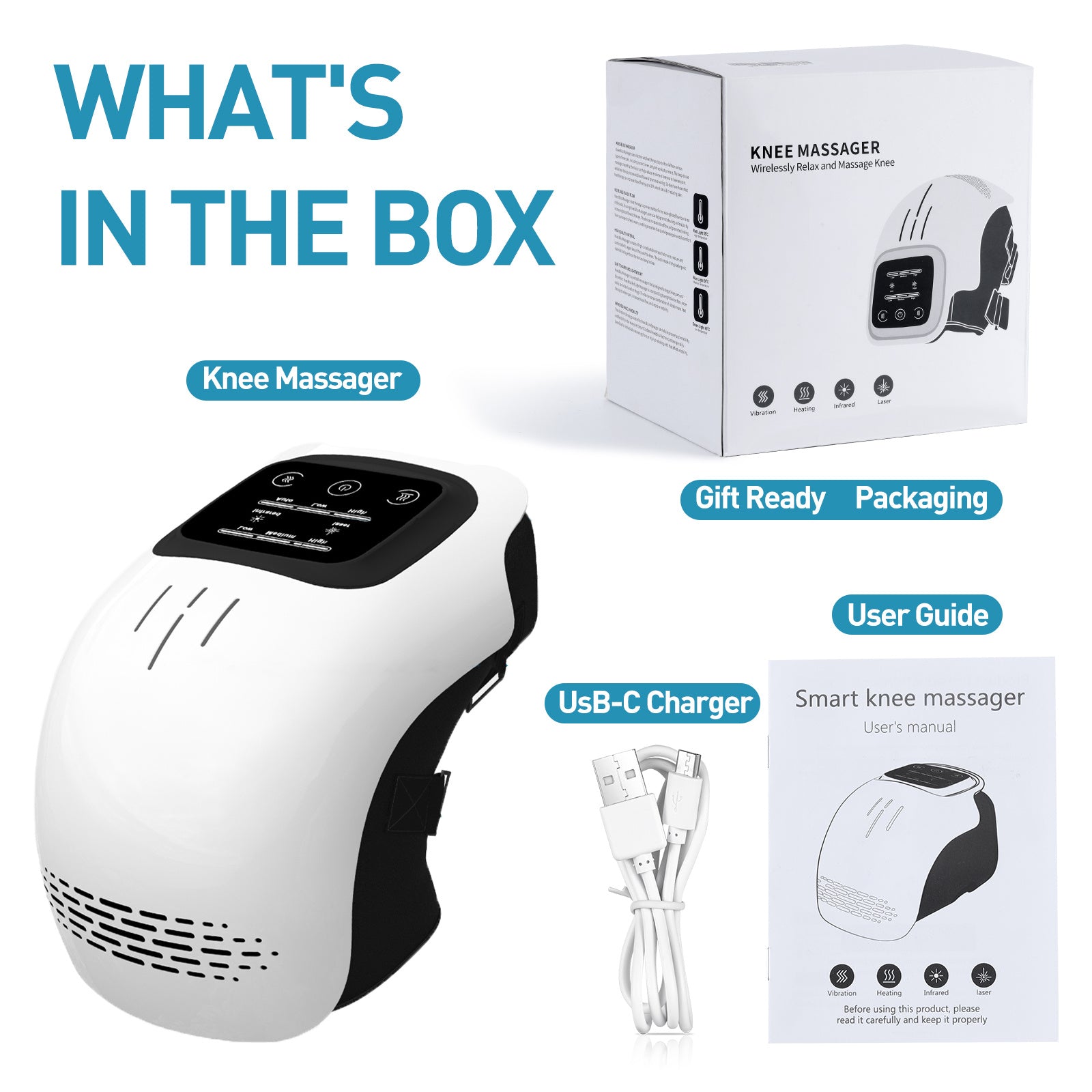 Knee Massager for Pain Relief & Recovery