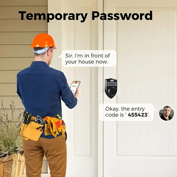 Tuya Smartes Türschloss mit App & Schlüssel