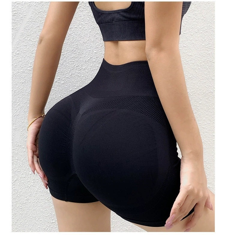 Short de yoga sans coutures pour remonter les fesses