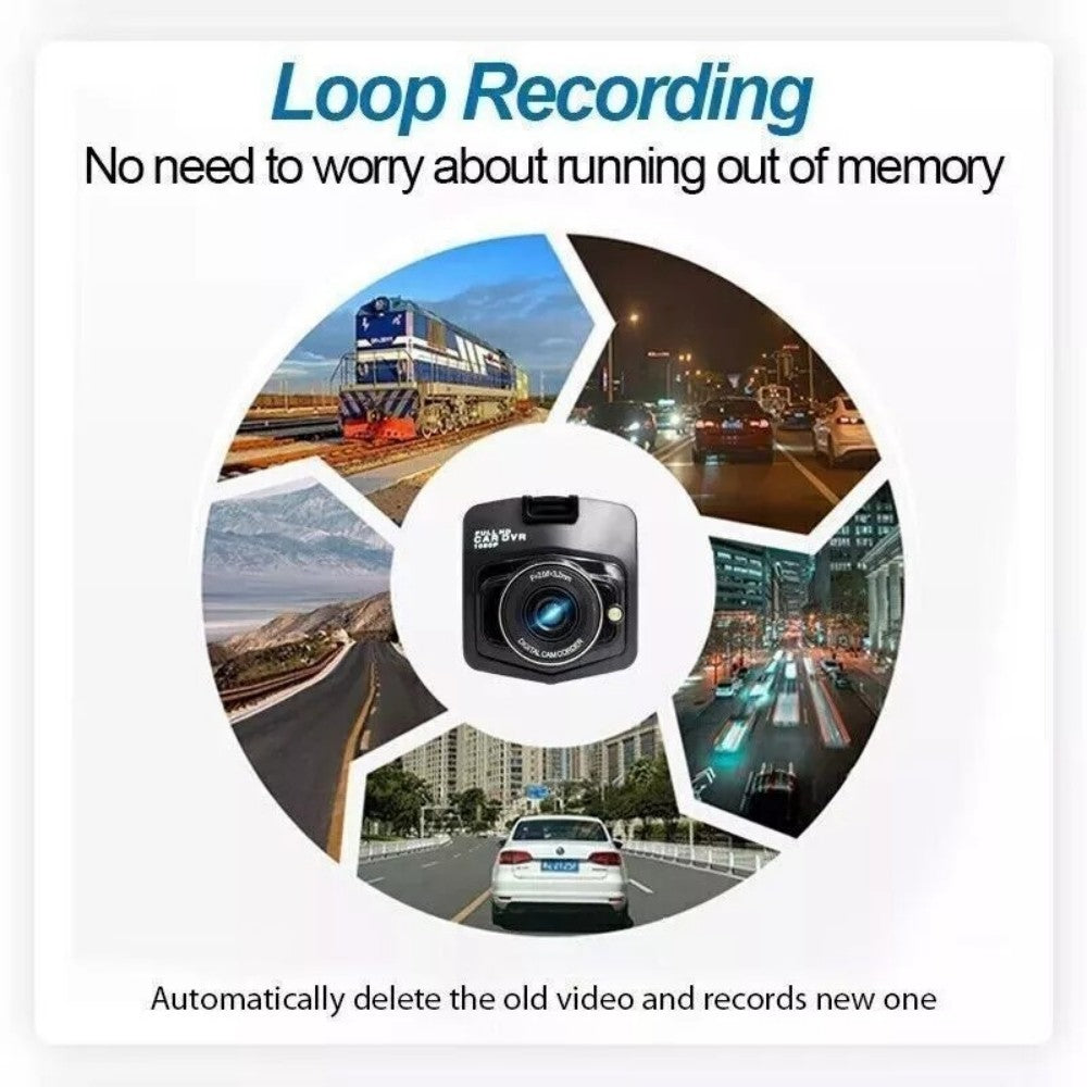 2.4" Full HD 1080P Dash Cam Car DVR