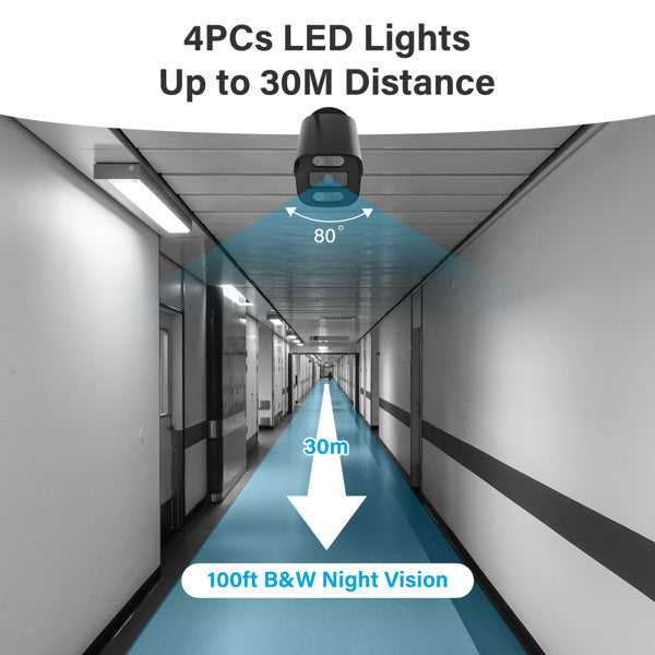 Wired POE Outdoor Security Camera