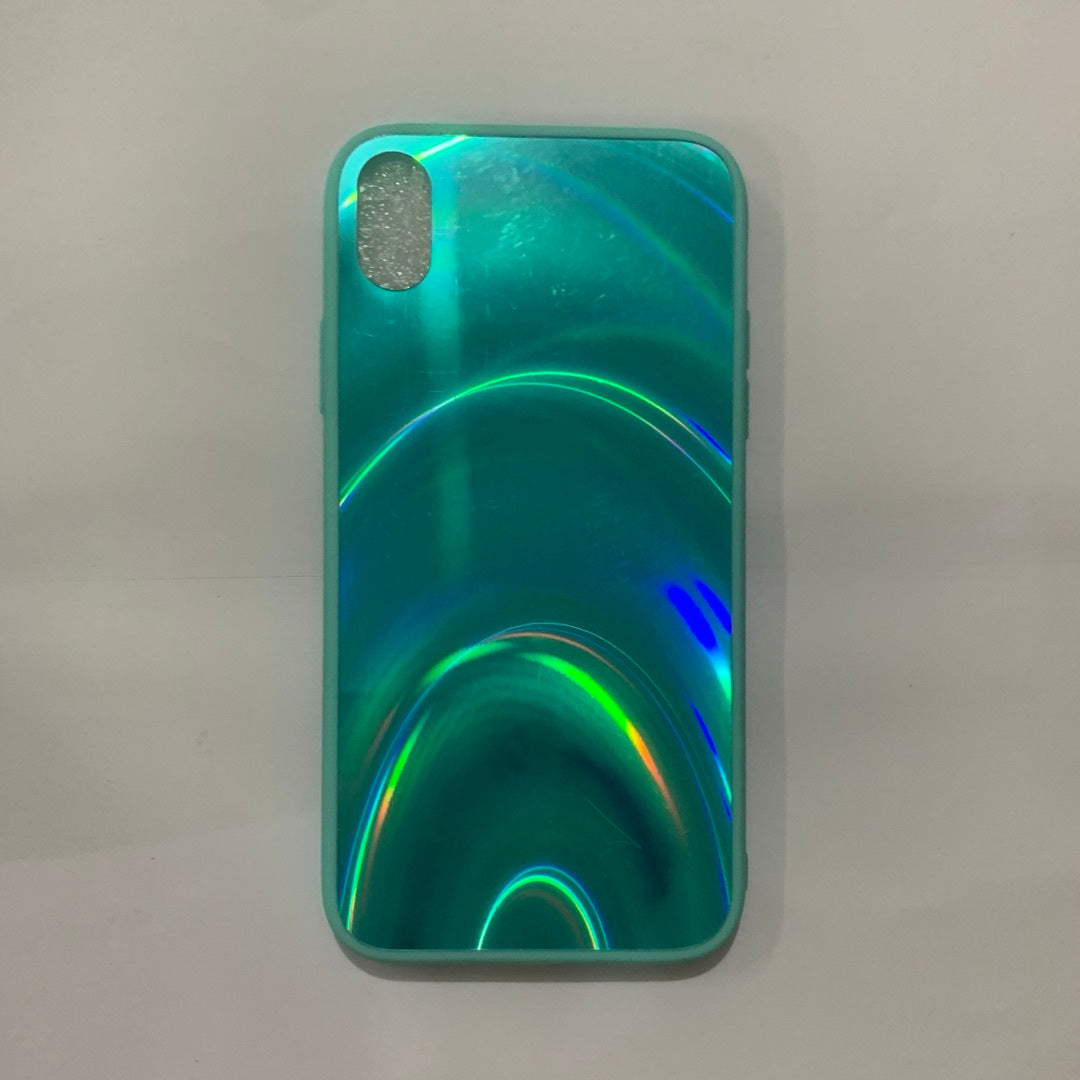 Coque de téléphone miroir arc-en-ciel