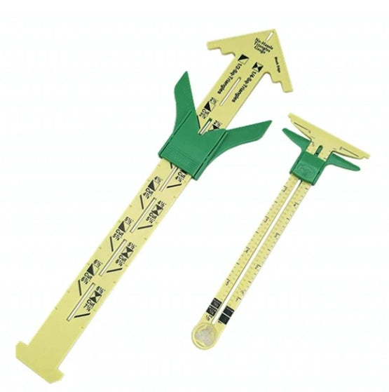 Multifunctional Patchwork Quilting Ruler