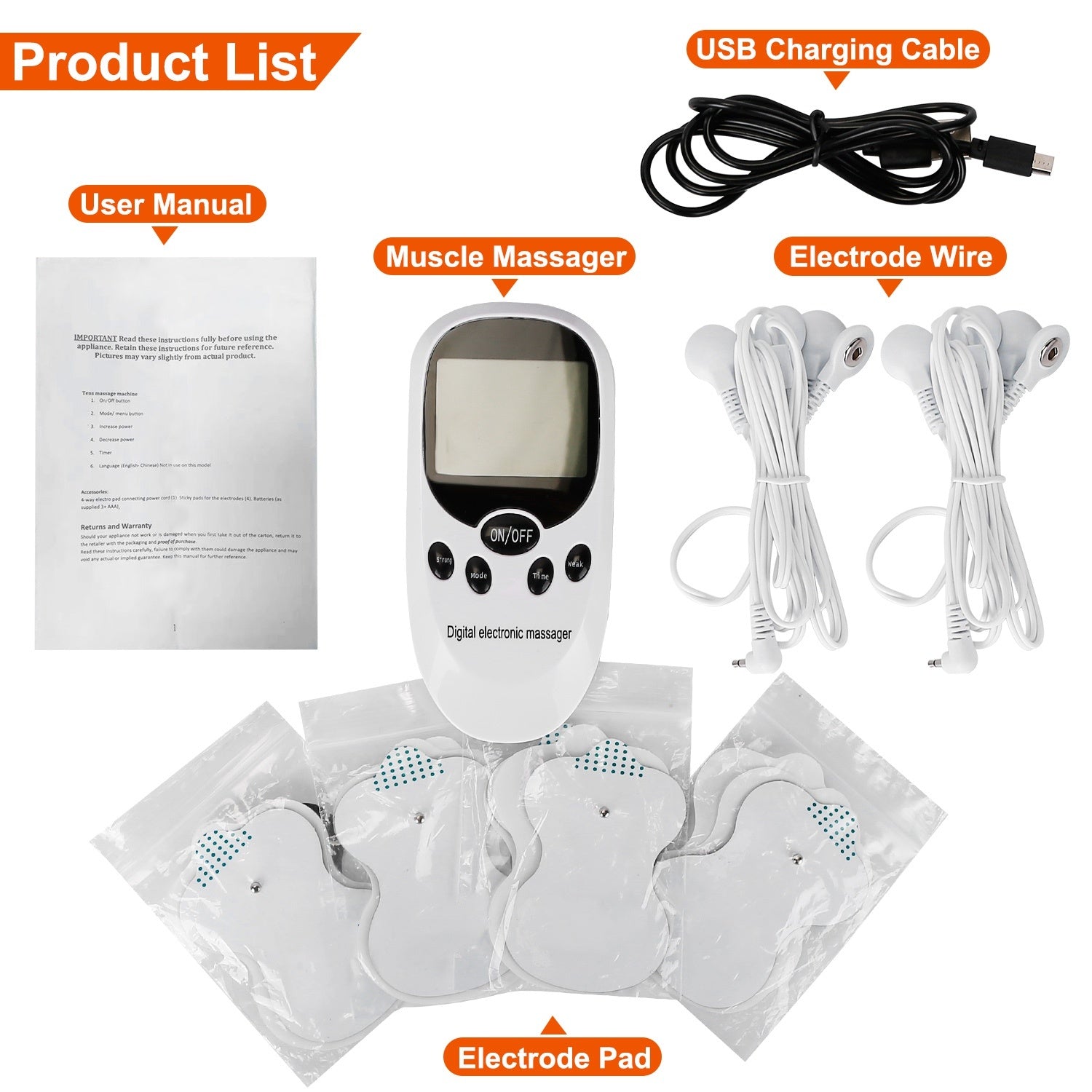 Electric Muscle Stimulator TENS Unit