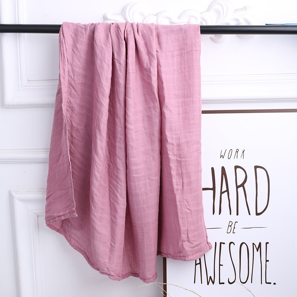 Gauze Bamboo Cotton Dyed Bath Towel