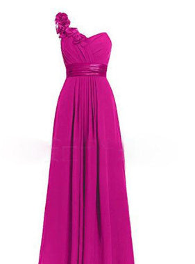 Multicolor Slanted Neck Maxi Dress
