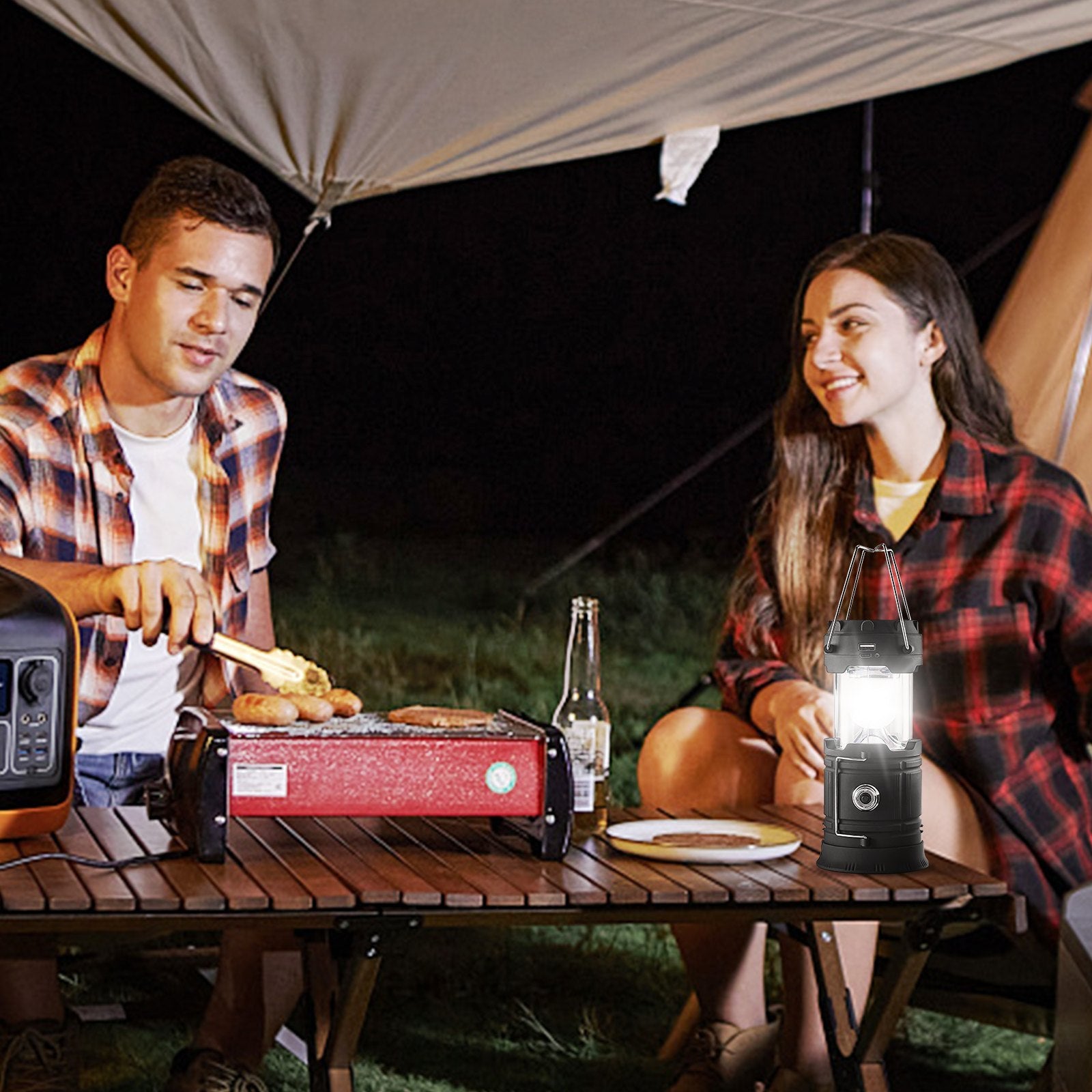 LED Camping Lanterns – 4 Pack Rechargeable