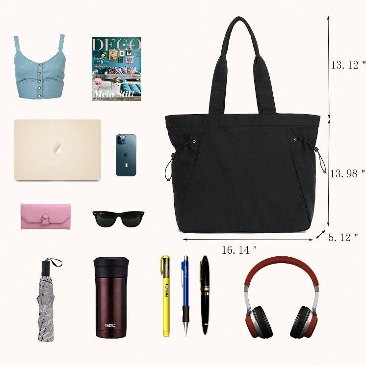 18L Lightweight Side-Cinch Tote Bag