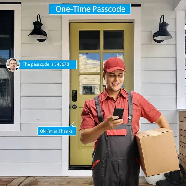 Tuya Smartes Türschloss mit App & Schlüssel