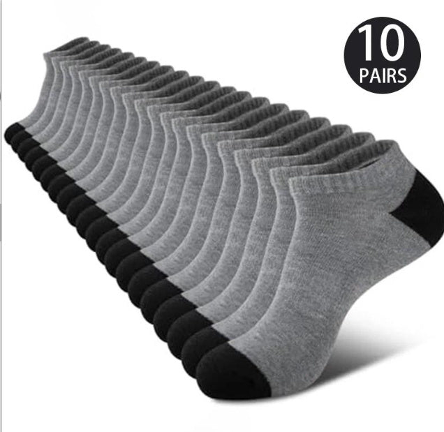 Chaussettes basses en coton pour hommes