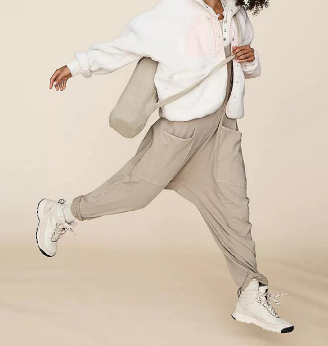 Combinaison d'été sans manches avec poches