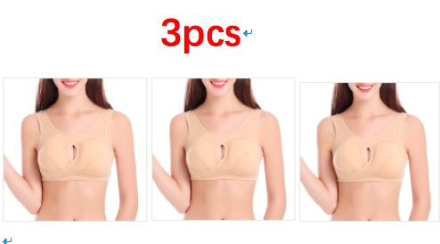 Soutien-gorge en coton sans armatures grande taille