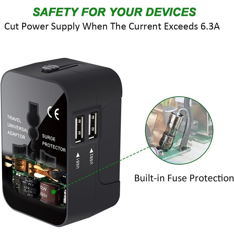 Universal-Reiseadapter mit USB-C