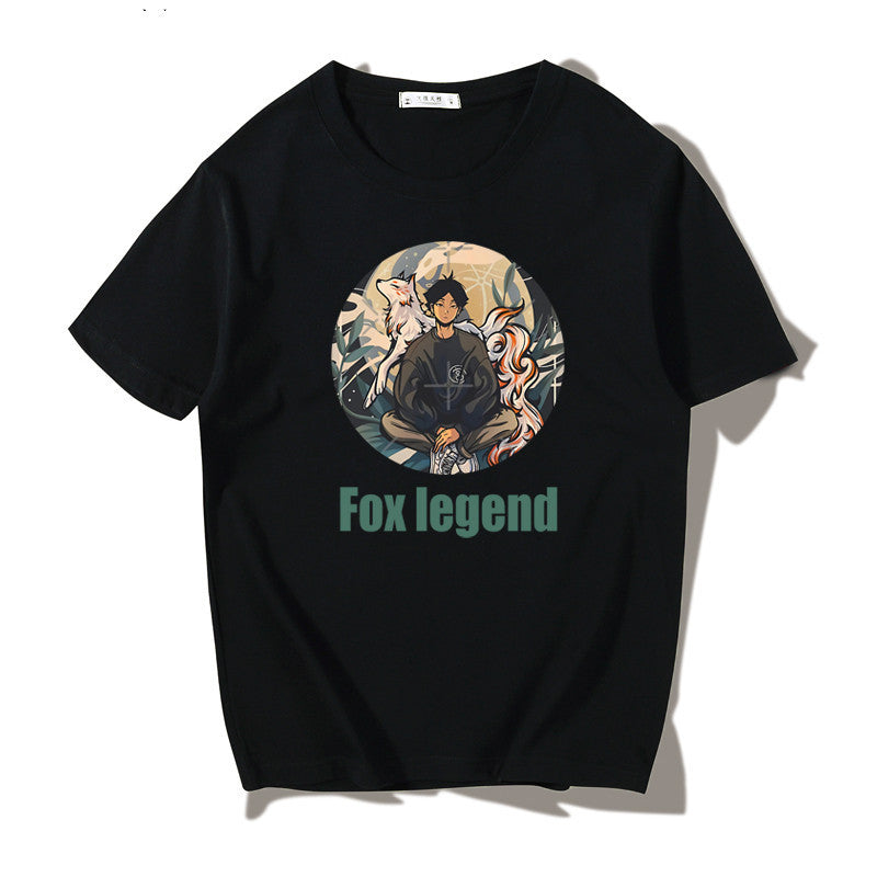 Lockeres Sommer-T-Shirt aus Baumwolle für Herren