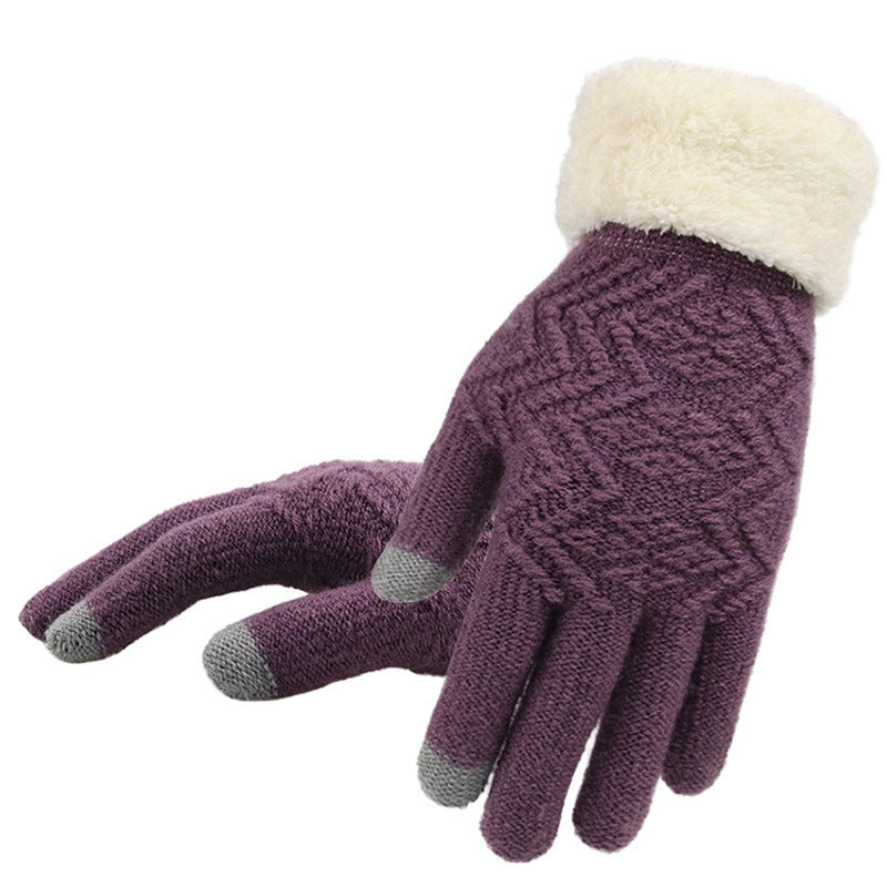 Cozy Winter Knitted Gloves