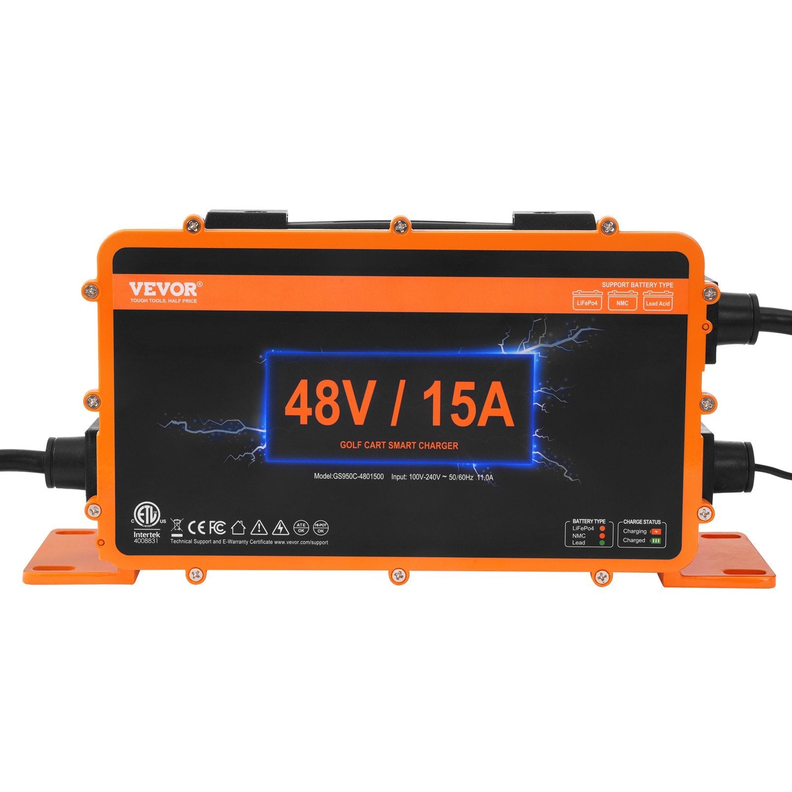 VEVOR 48V 15A Smart Golfwagen-Ladegerät
