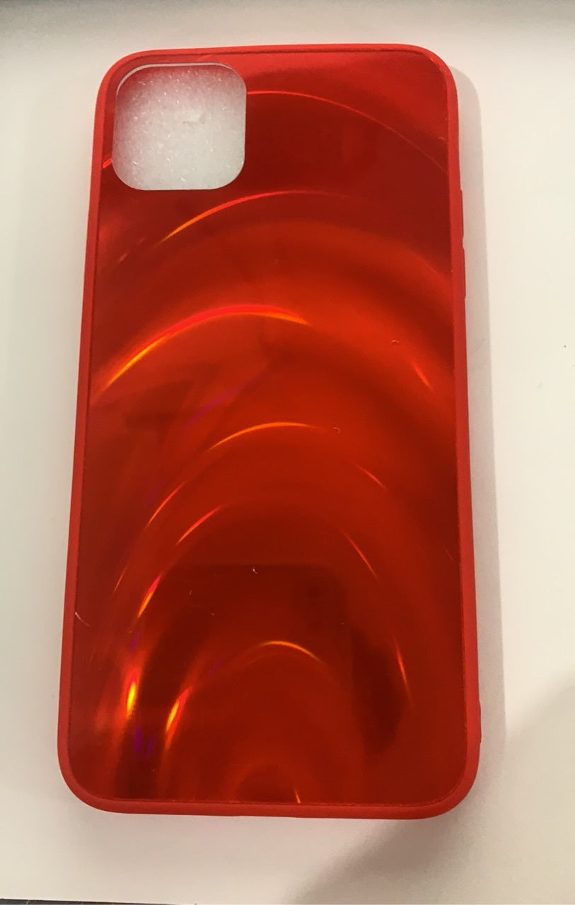 Coque de téléphone miroir arc-en-ciel