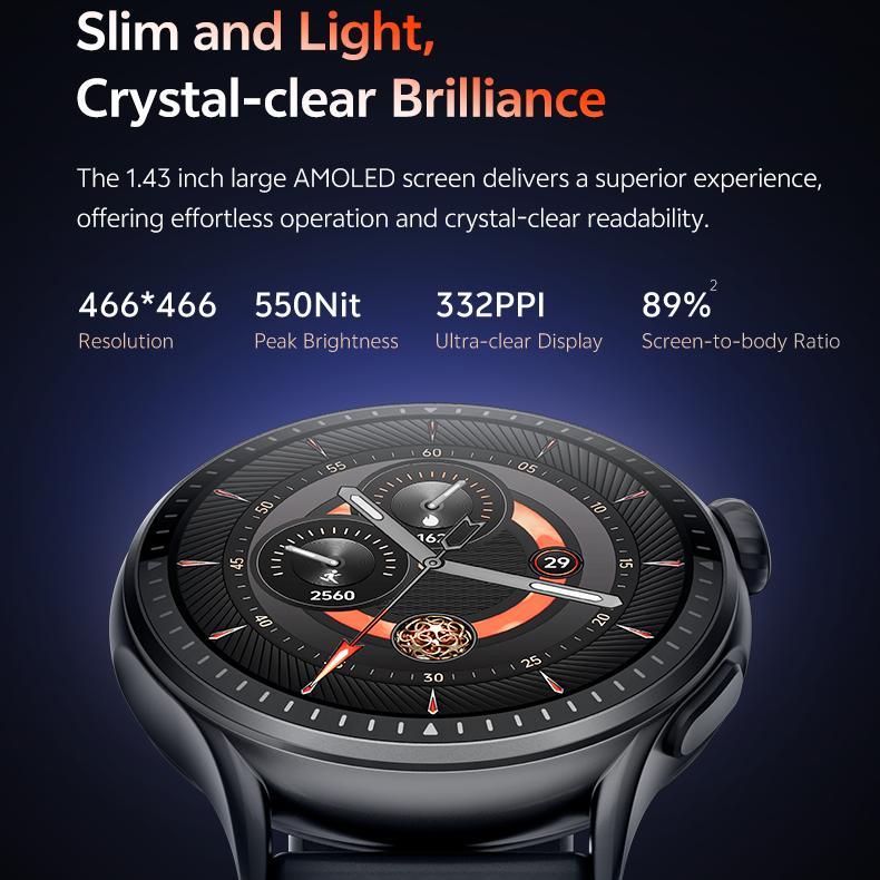 Round HD Fitness Smartwatch