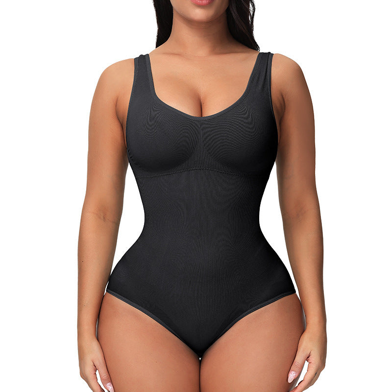 Seamless Corset-Style Bodysuit Women
