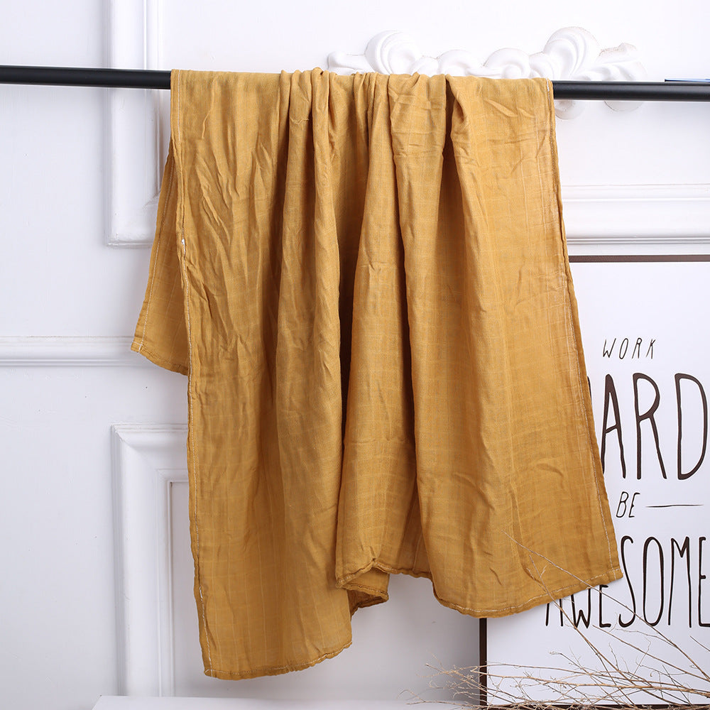 Gauze Bamboo Cotton Dyed Bath Towel