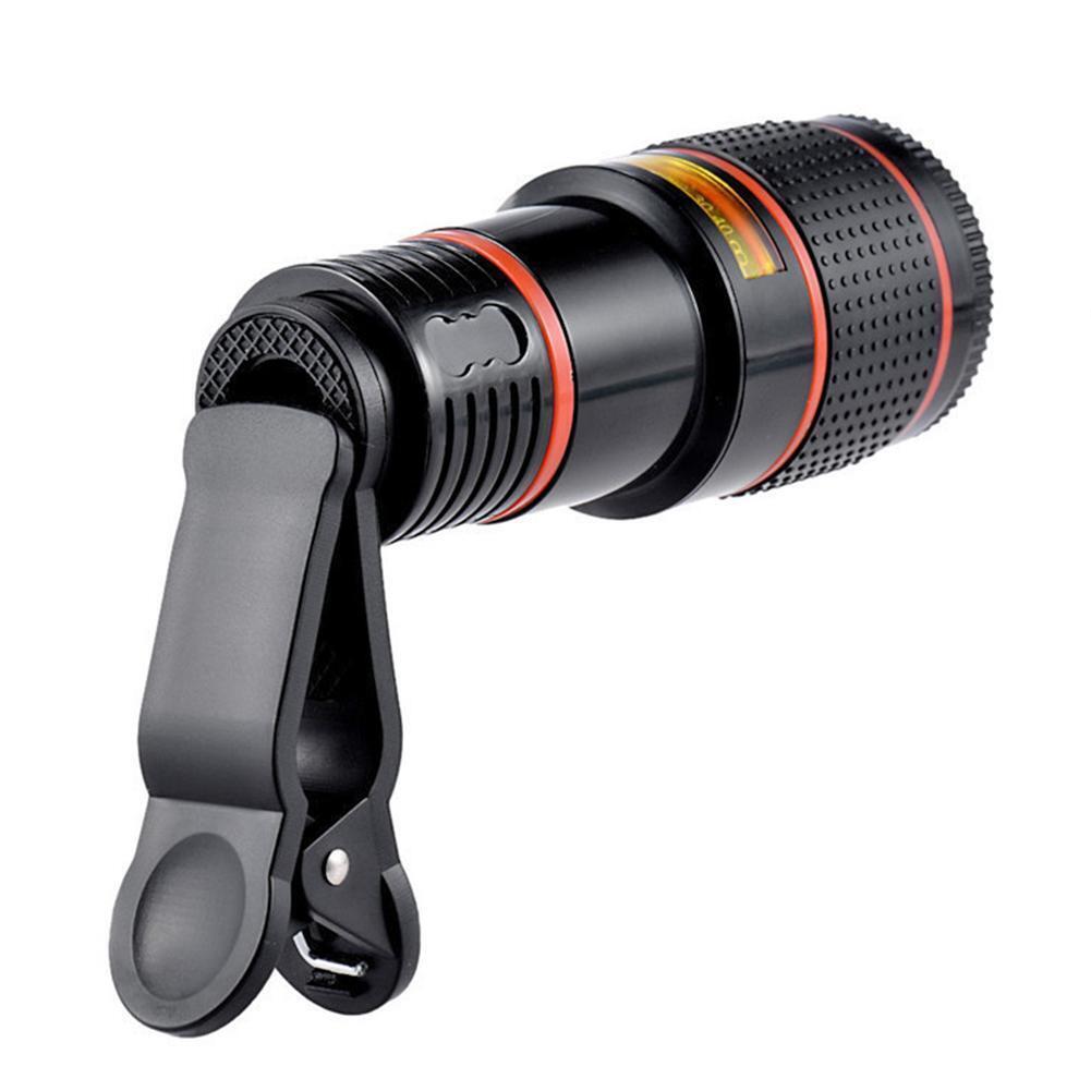 HD 8X Clip-On Optical Zoom Lens