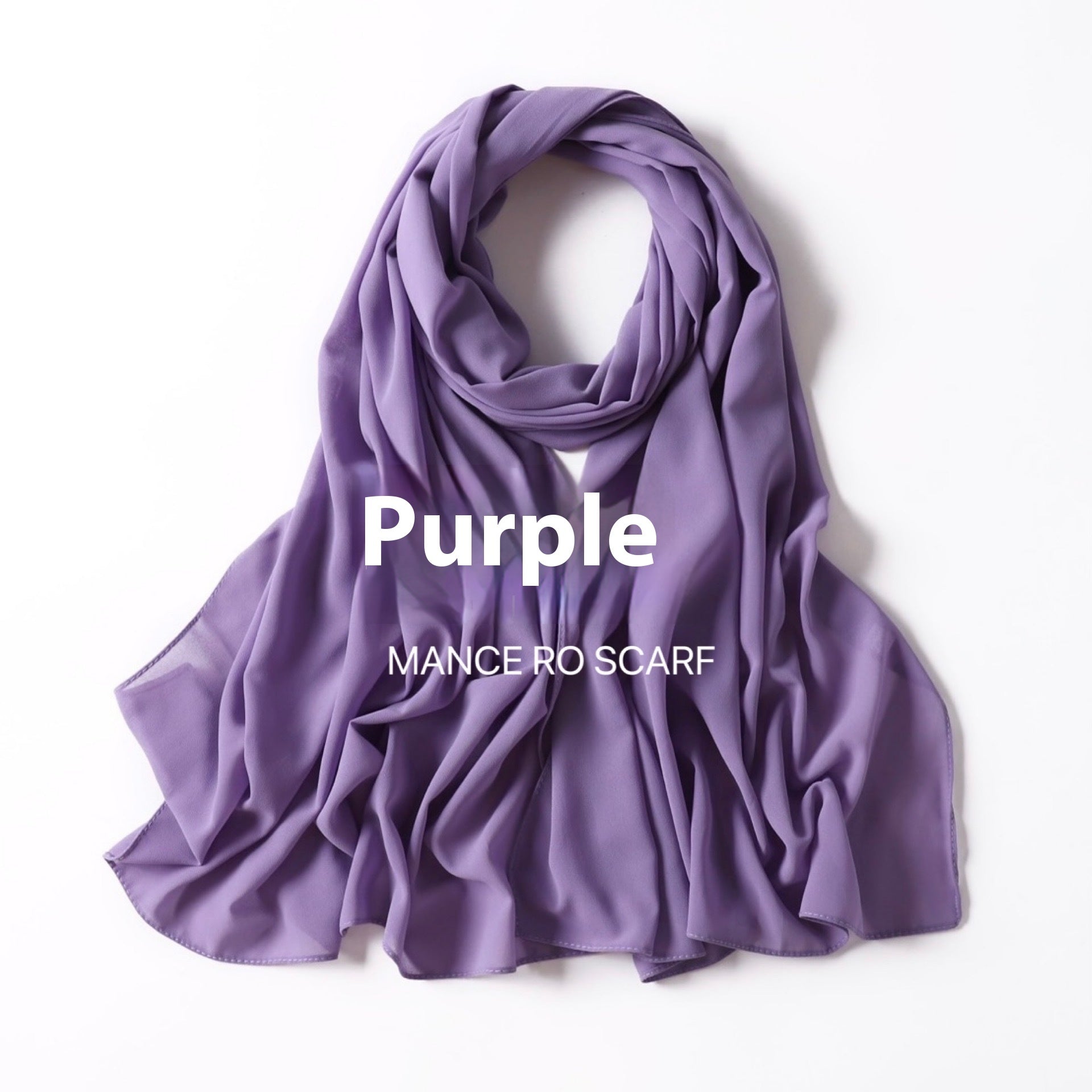 Pearl Chiffon Headscarf Veil Wrap