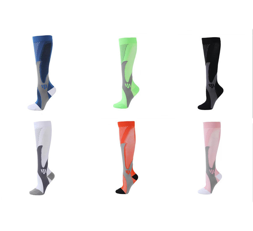 Chaussettes de compression élastiques pour le sport