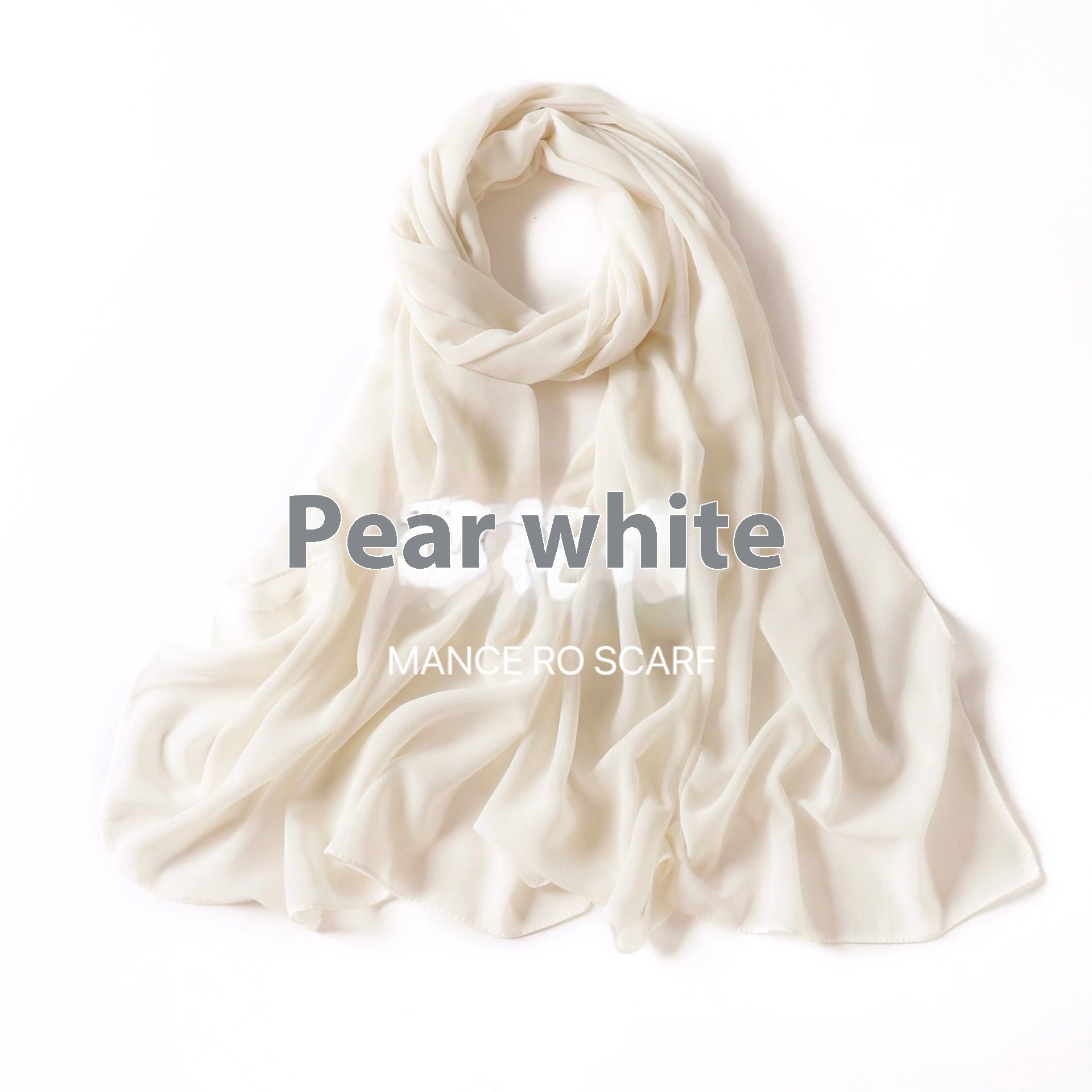 Pearl Chiffon Headscarf Veil Wrap