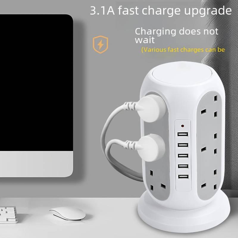 Home 5-Hole USB Fast Charging Socket