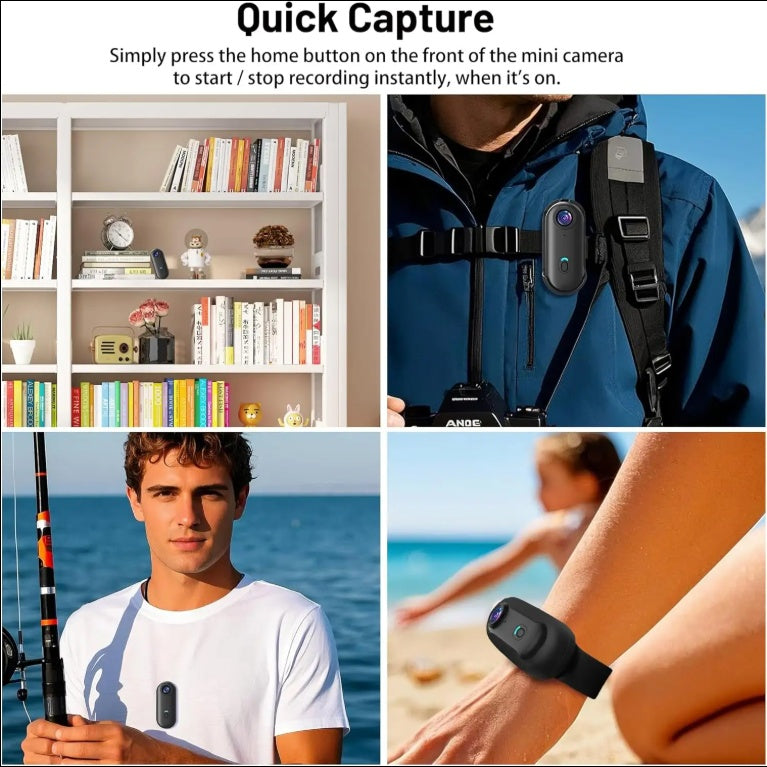 128GB FHD 1080P Mini Body POV Camera