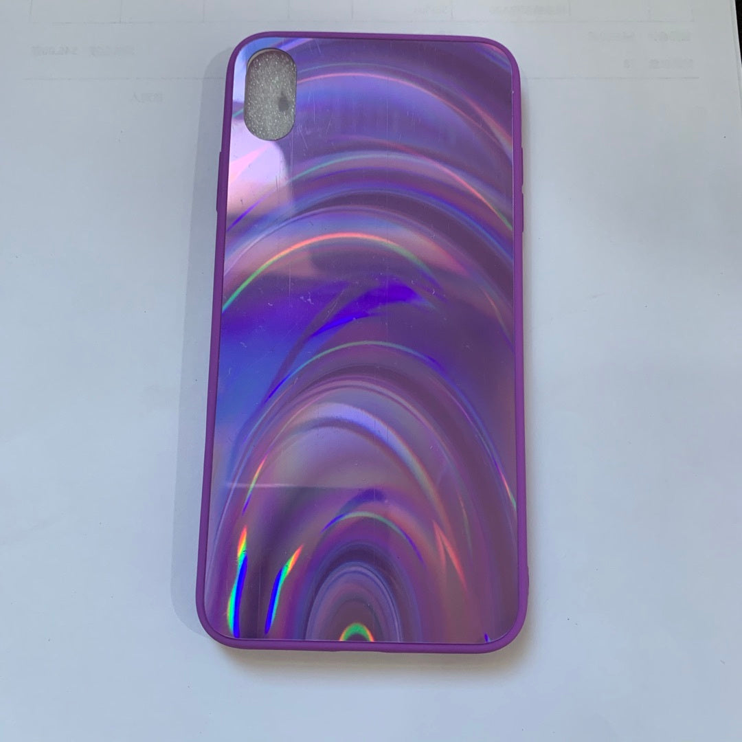 Coque de téléphone miroir arc-en-ciel