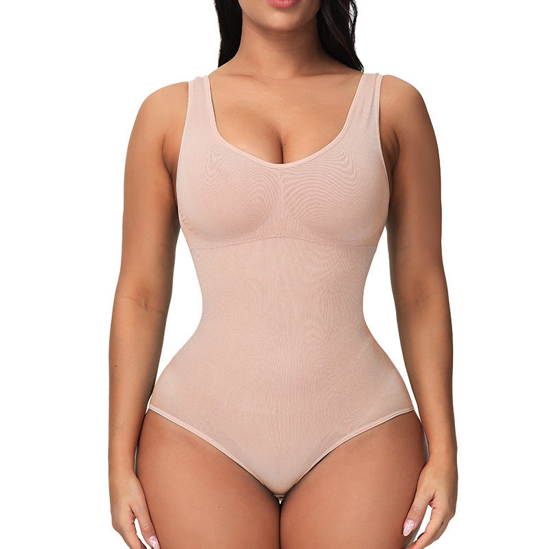 Seamless Corset-Style Bodysuit Women