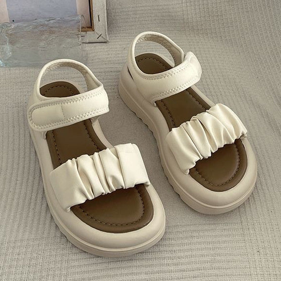 Römische Sport-Sandalen mit dicker Sohle für Damen