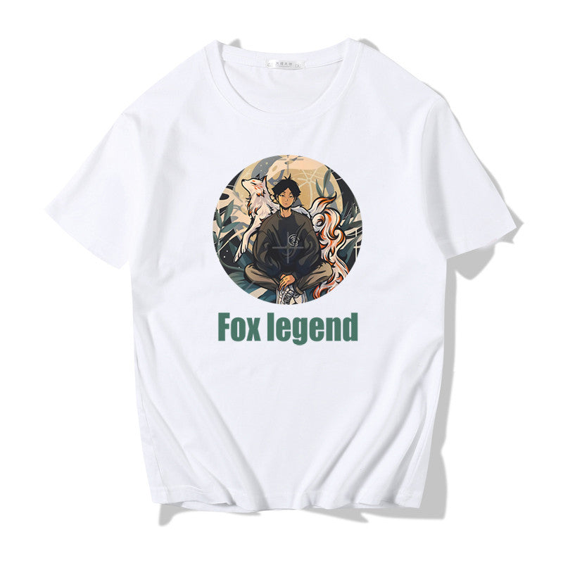 T-shirt ample d'été en coton pour homme