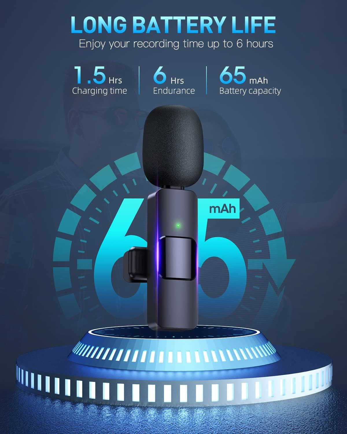 Wireless Lavalier Mic Type-C for iPhone