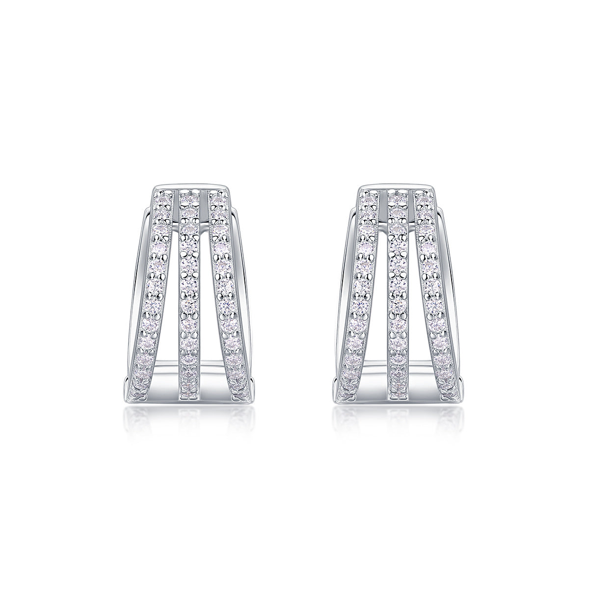 Human March Diamond Stud Earrings