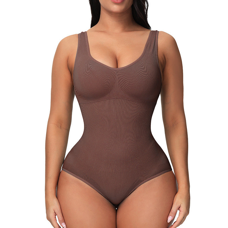 Seamless Corset-Style Bodysuit Women