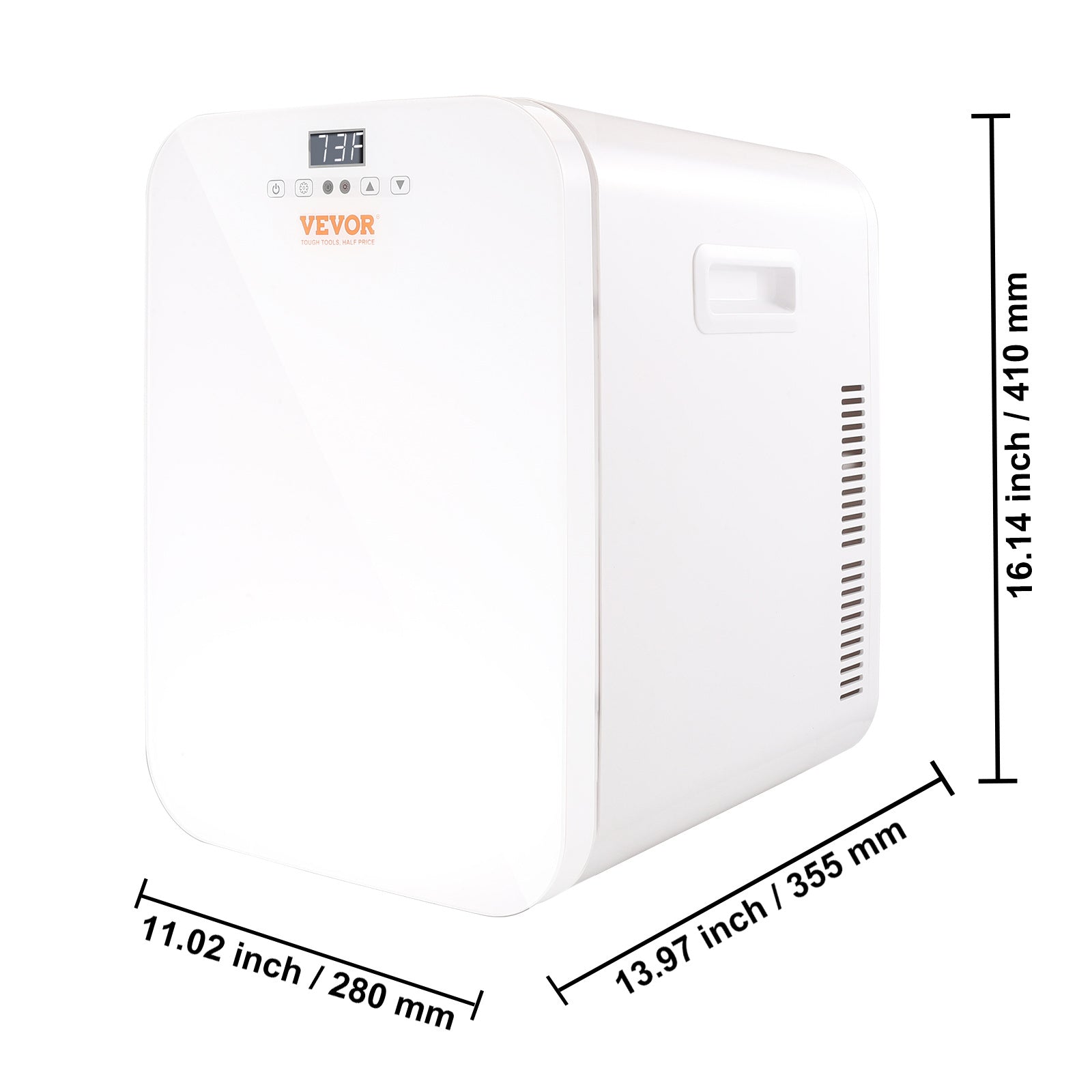 VEVOR 20L Hautpflege-Minikühlschrank, Weiß
