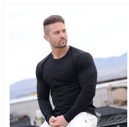 Men’s Long Sleeve Fitness Training Tee