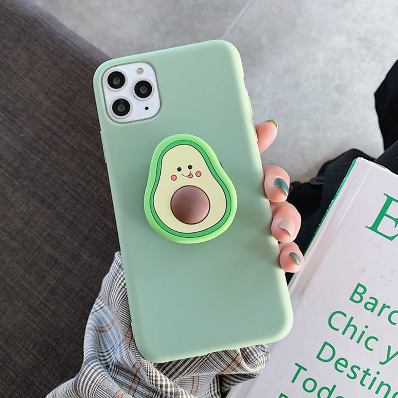 Coque de téléphone mignonne en forme d'avocat