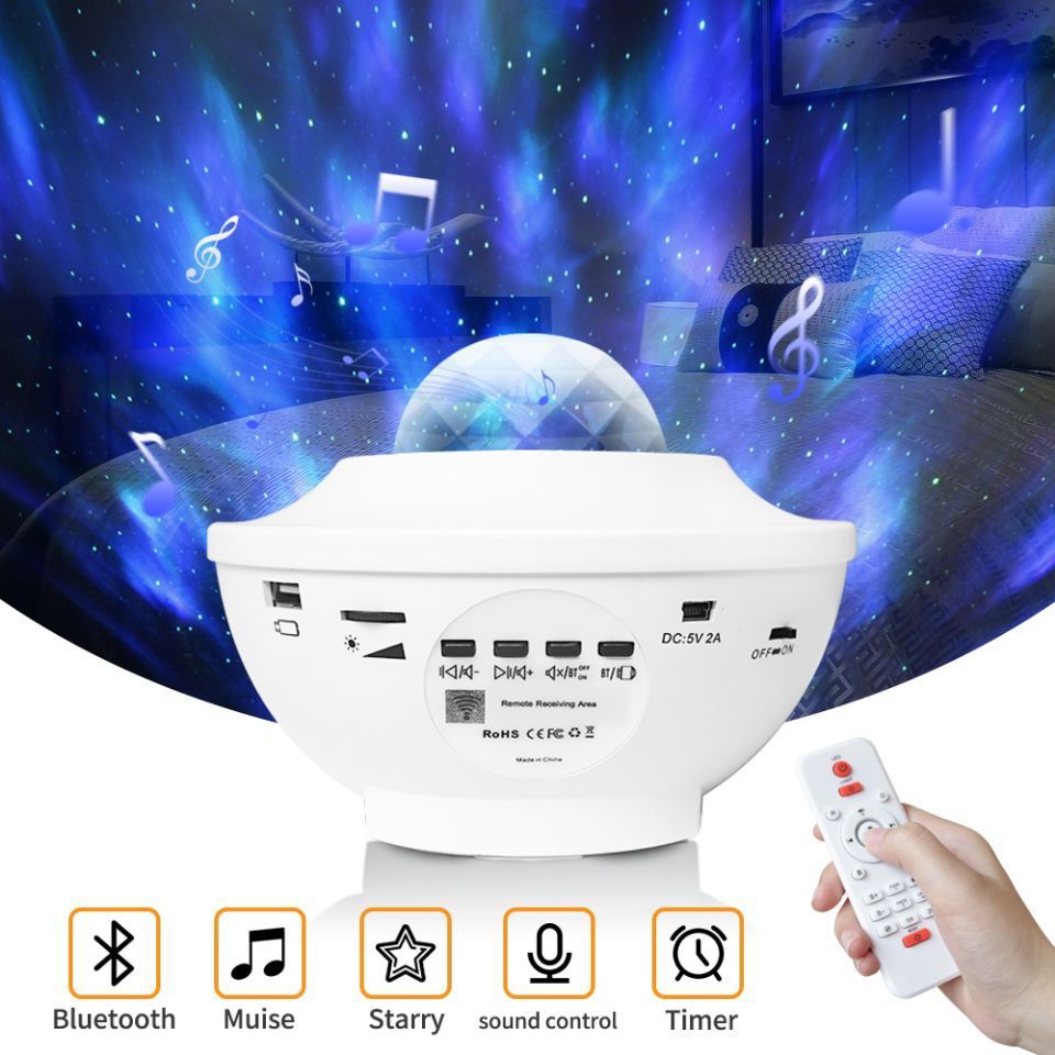 USB Music LED Night Light Speaker