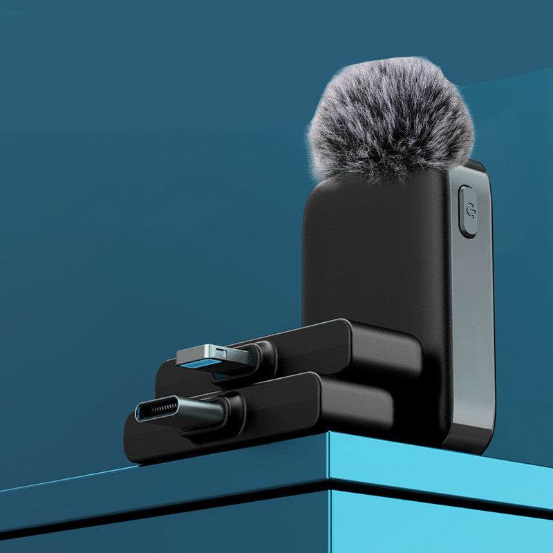 Dual Wireless Lavalier Mic with Noise Cancel