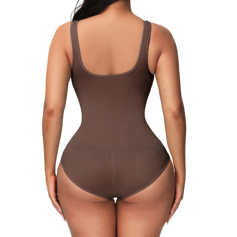 Seamless Corset-Style Bodysuit Women