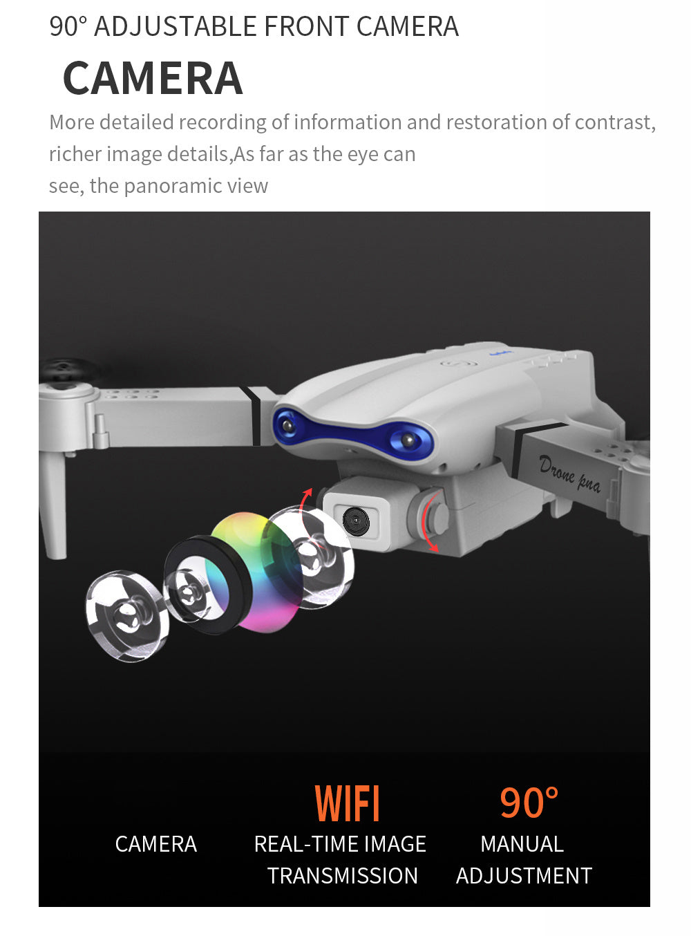 E99 Foldable Smart Camera Drone