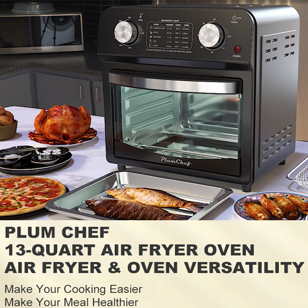 12.5 Qt Air Fryer with Dual Knob Controls