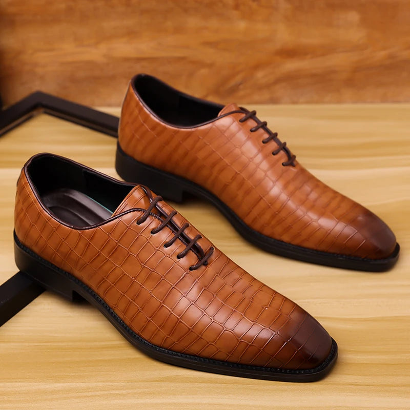 Men's Casual Business Leather Oxfords