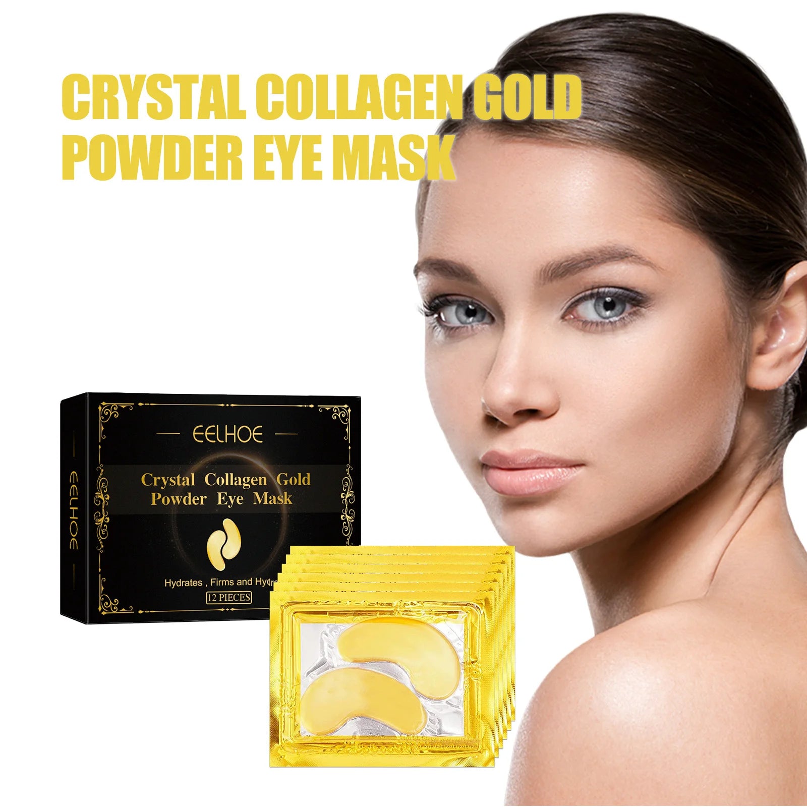EELHOE Gold Collagen Eye Patches