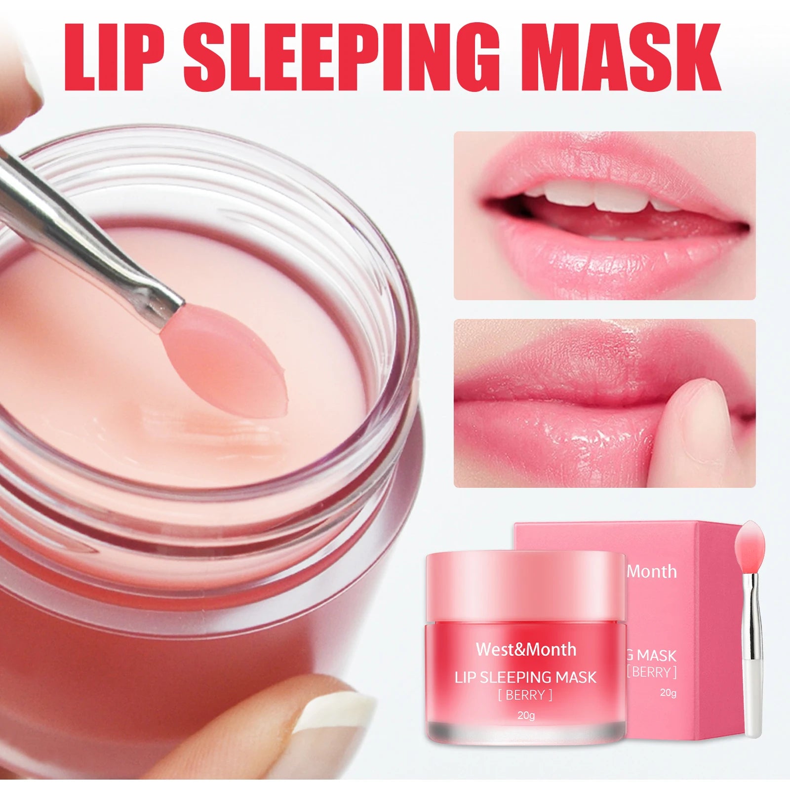 Strawberry Jelly Lip Mask Repair